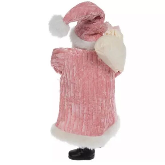 Pink Snowflake Santa - Picture 3 of 3